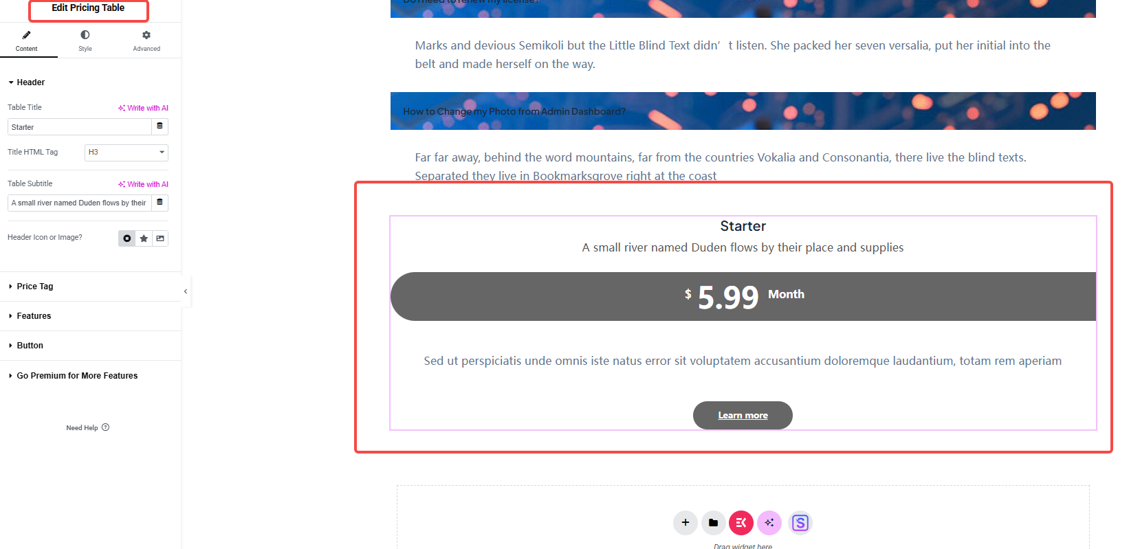Imagen [4]-¡Imprescindible! ElementsKit te enseña a hacer FAQs, listas de precios y botones CTA fácilmente!