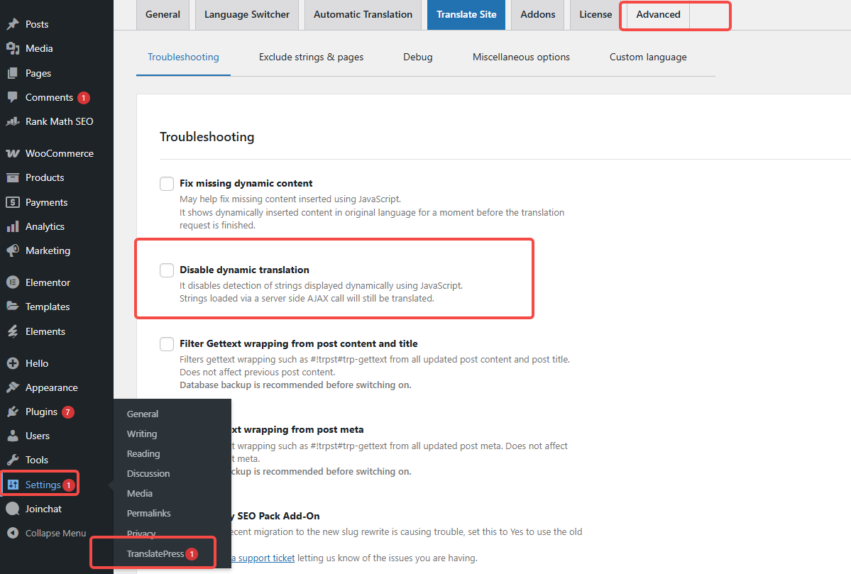 Imagen [4] - ¡No te dejes engañar de nuevo! ¿TraducirPress no puede reconocer Elementor? ¡La verdadera razón y la solución definitiva son reveladas!