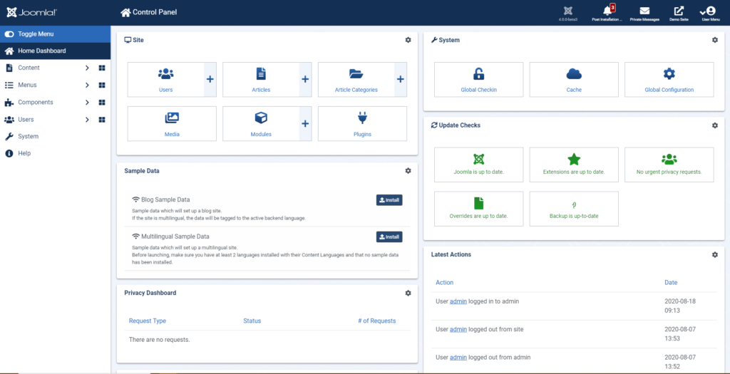 Joomla WordPress Comparaison Revue WordPress Joomla Avantages et inconvénients Joomla WordPress Scénarios applicables