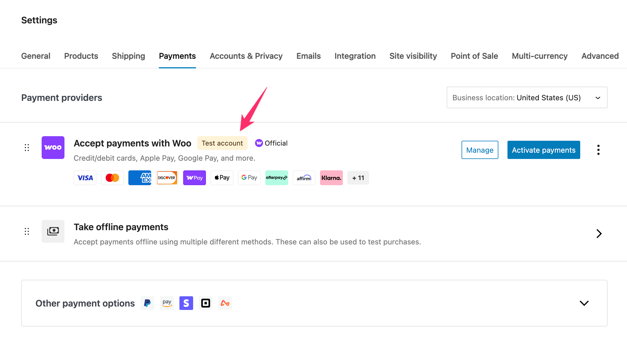 图片[2]-如何使用 WooPayments 测试账户并升级为正式账户 | WooCommerce 支付解决方案