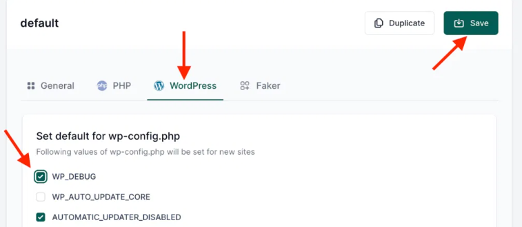 DISALLOW_FILE_EDIT Especificación del código de depuración de seguridad