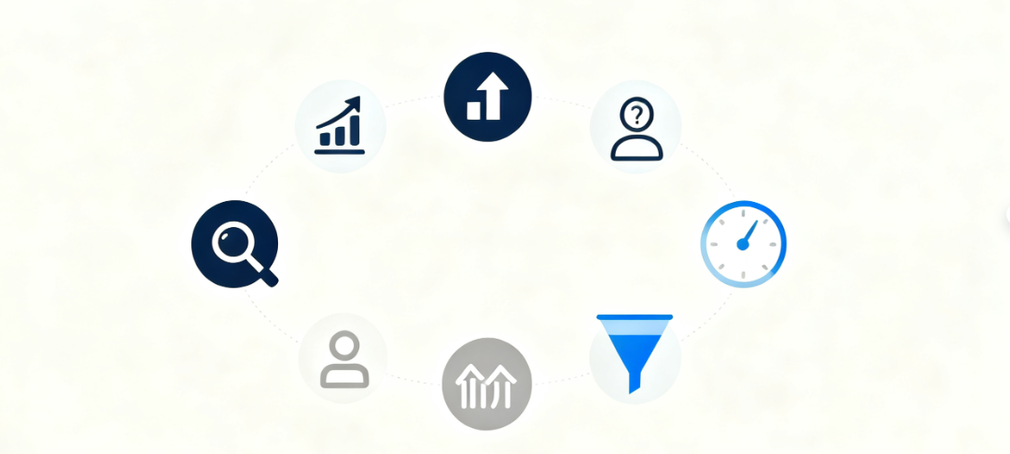 Évaluation de la qualité du trafic Optimisation des mots clés RCI Analyse de la précision de l'utilisateur
