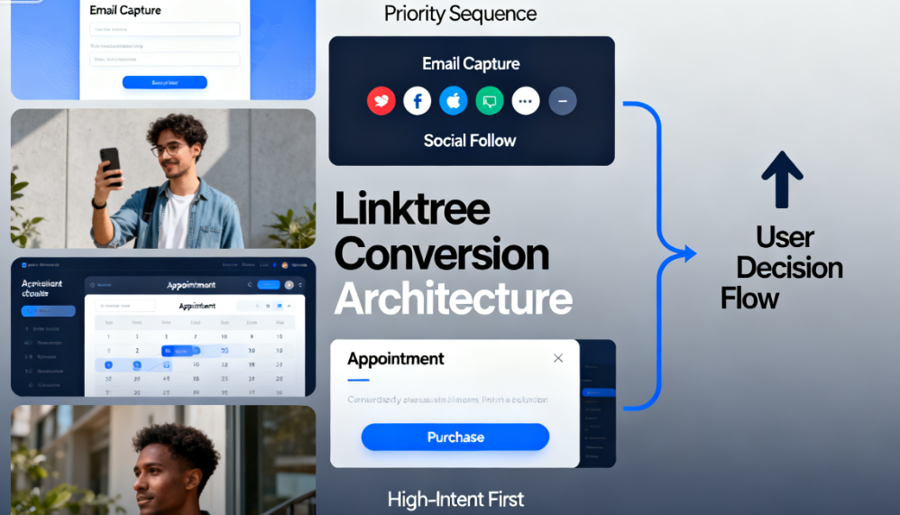 LinktreeConversiones LinktreeRealización de productos digitalesCreación de listas de correo