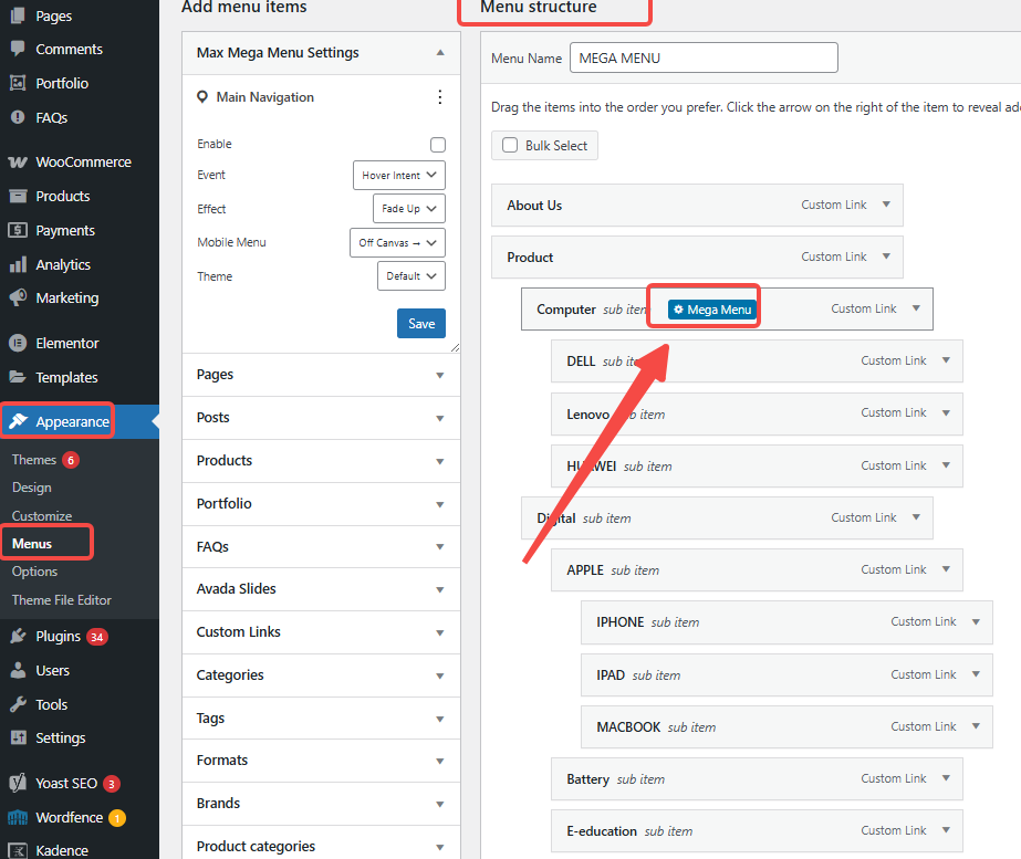 图片[3]-Avada Mega Menu 不显示？立刻修复！解决菜单样式错乱、内容丢失的终极指南