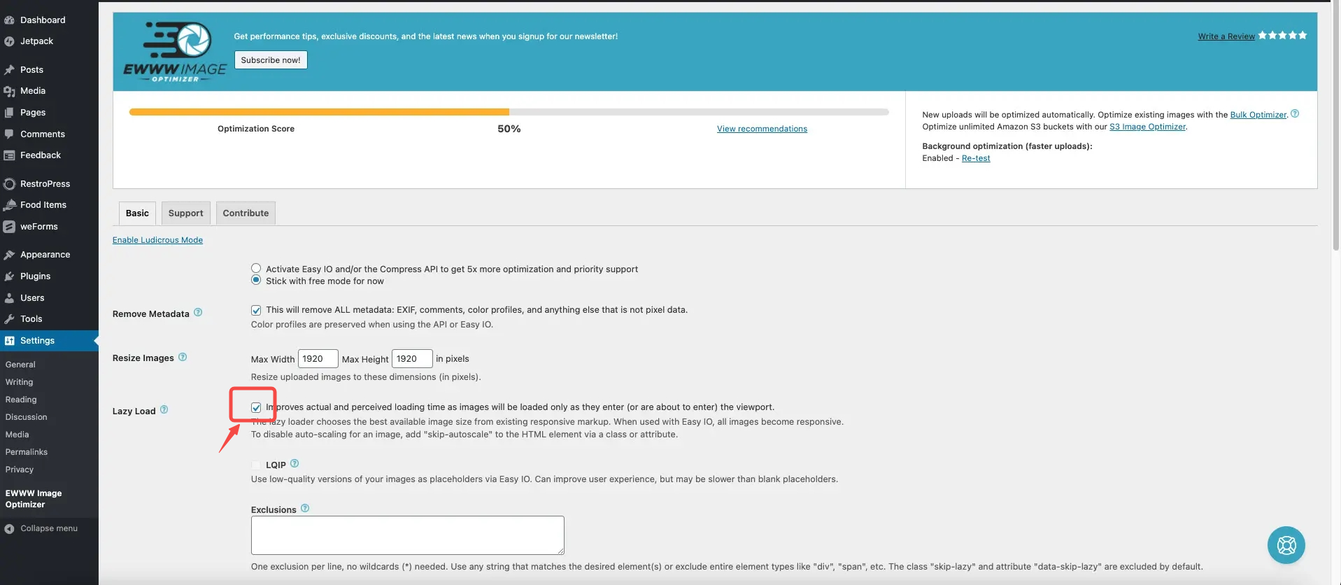 图片[4]-How to Boost Google PageSpeed with EWWW Image Optimizer