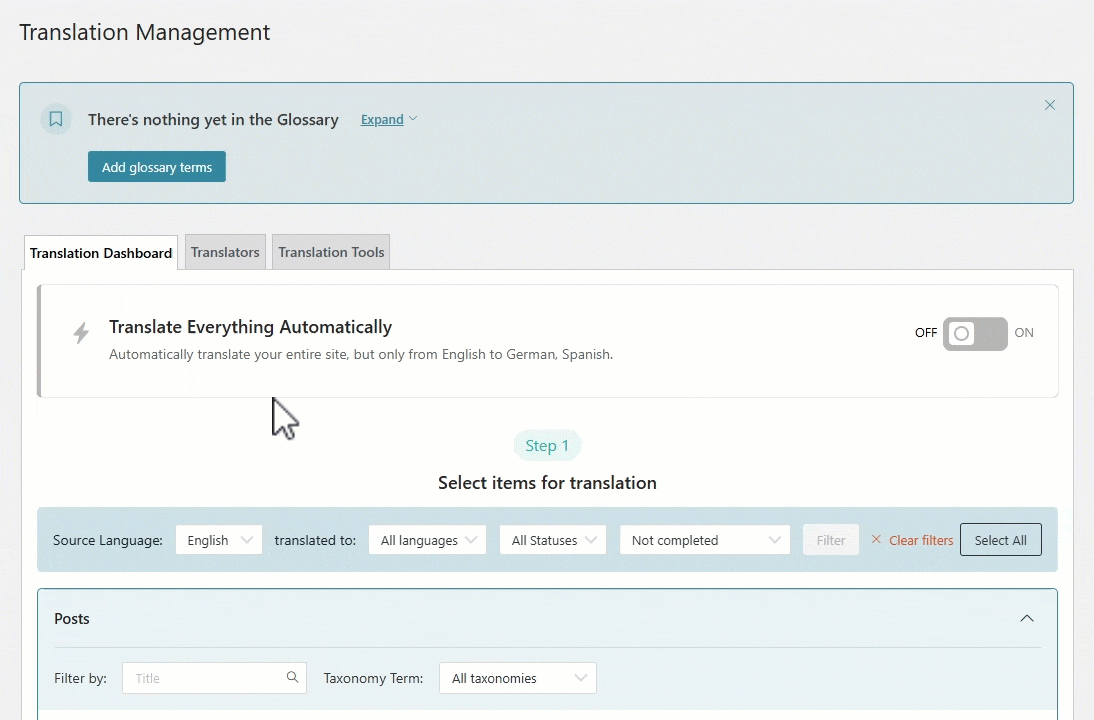 WPML 翻訳マネージャーによる翻訳ワークフローの構築