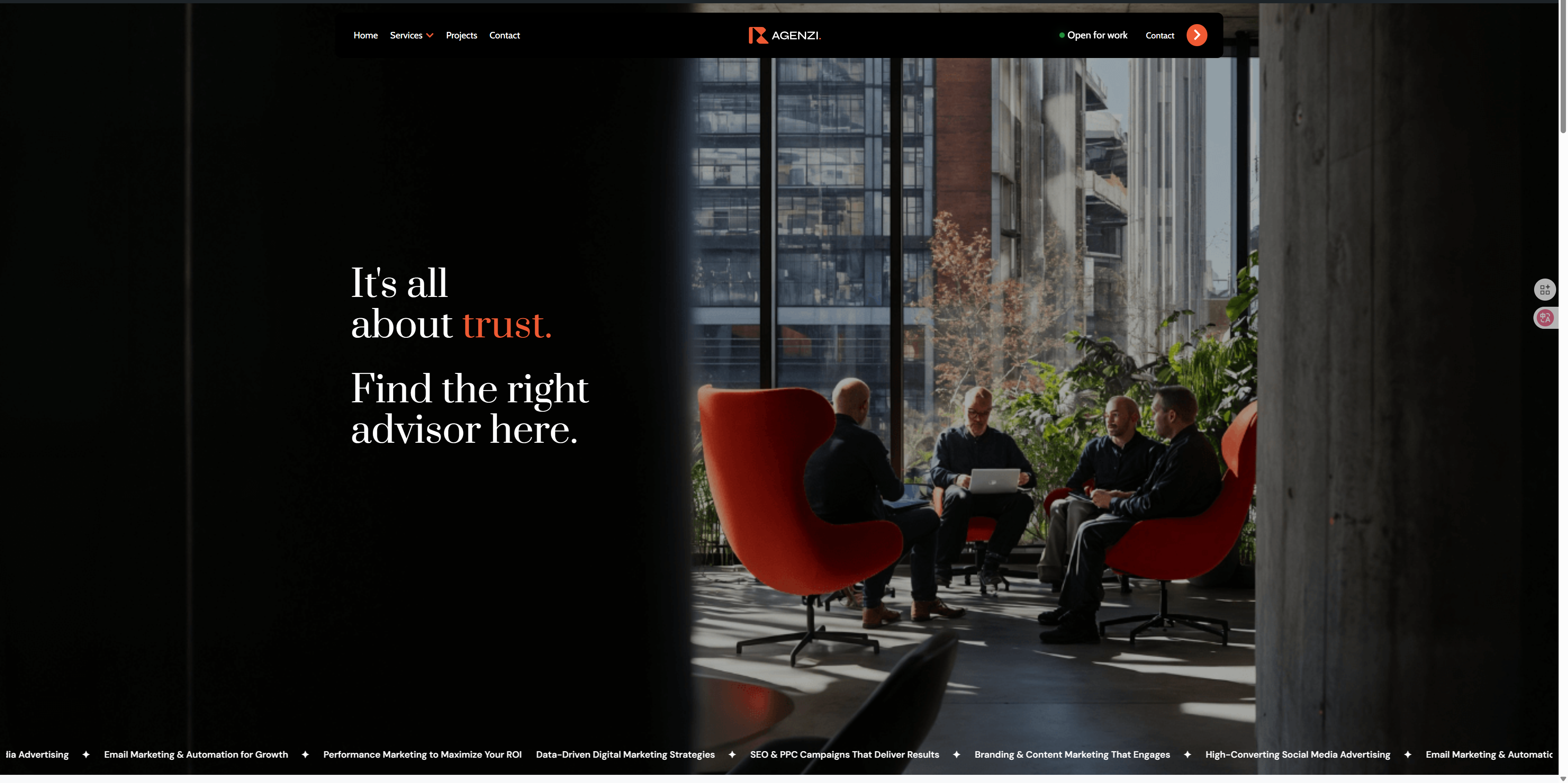 ハイエンドコンサルティング型展示構造｜GSAPアニメーション × Elementorビジネスレイアウト-光子波動網 | 専門WordPress修復サービス、グローバル対応、迅速な対応