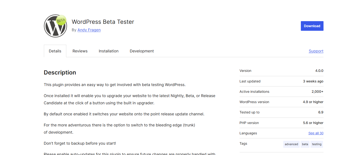 Imagen[2] - ¡Lanzamiento de WordPress 6.9 RC4! Explicación de la cuenta atrás para el lanzamiento final y las pruebas de actualización.