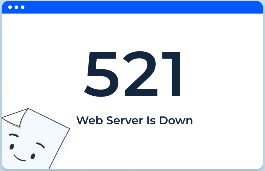 http 521 和 502、503 有什么区别 521