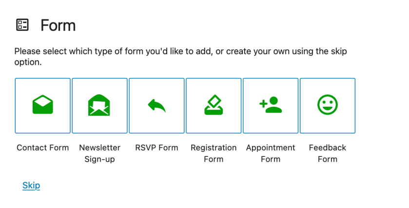フォームデータはすでにJetpack自身のページに移行されました