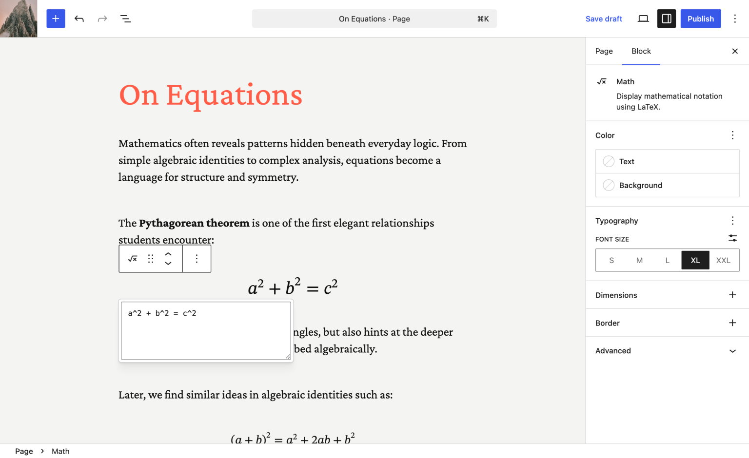 Imagen [4] - Actualización de Gutenberg 22.2: Incorporación de vídeos en bloques de portada, mejoras en la navegación por migas de pan y más funciones.