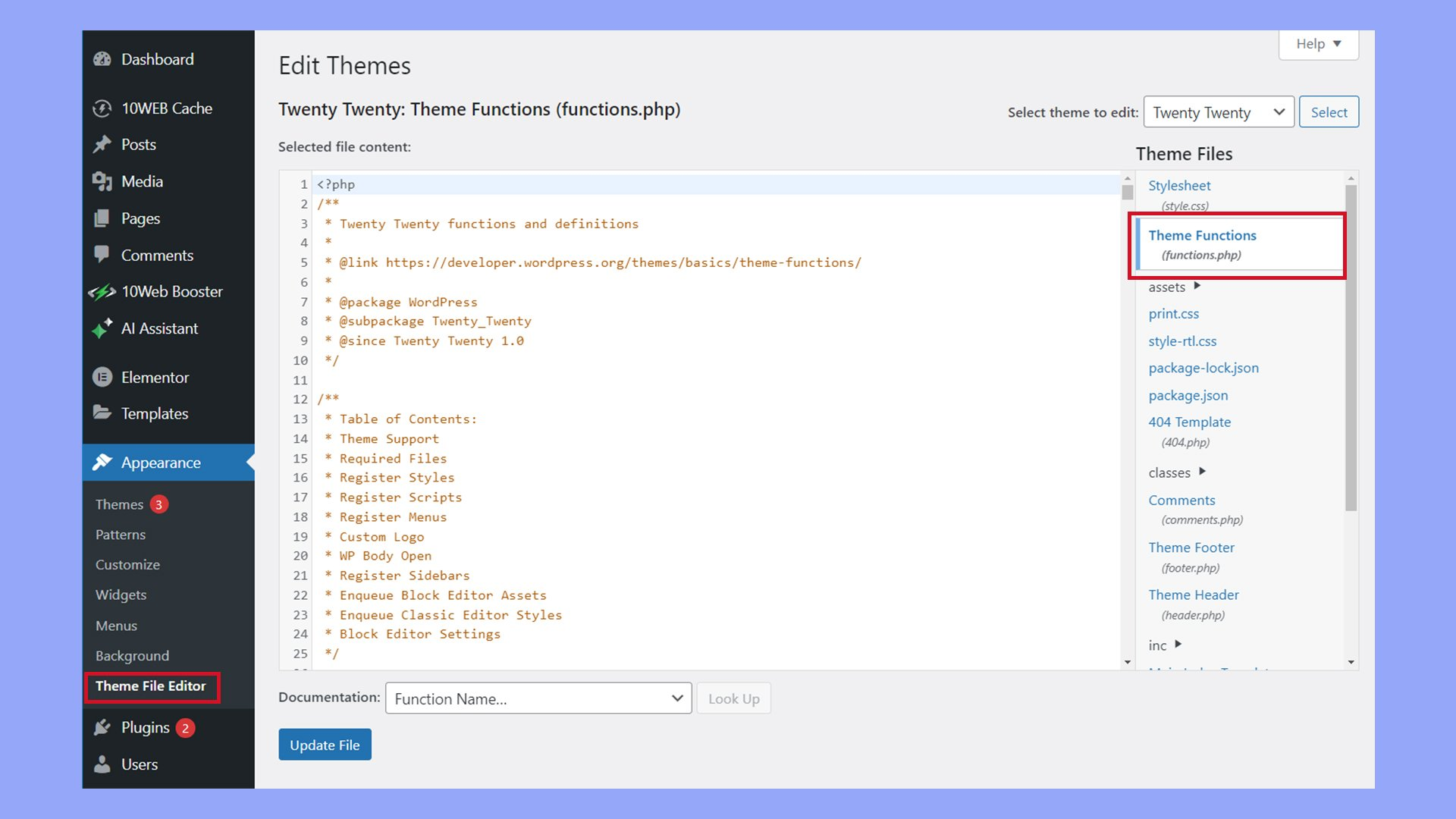 El tema ha ocultado la validación de la sección de comentarios.