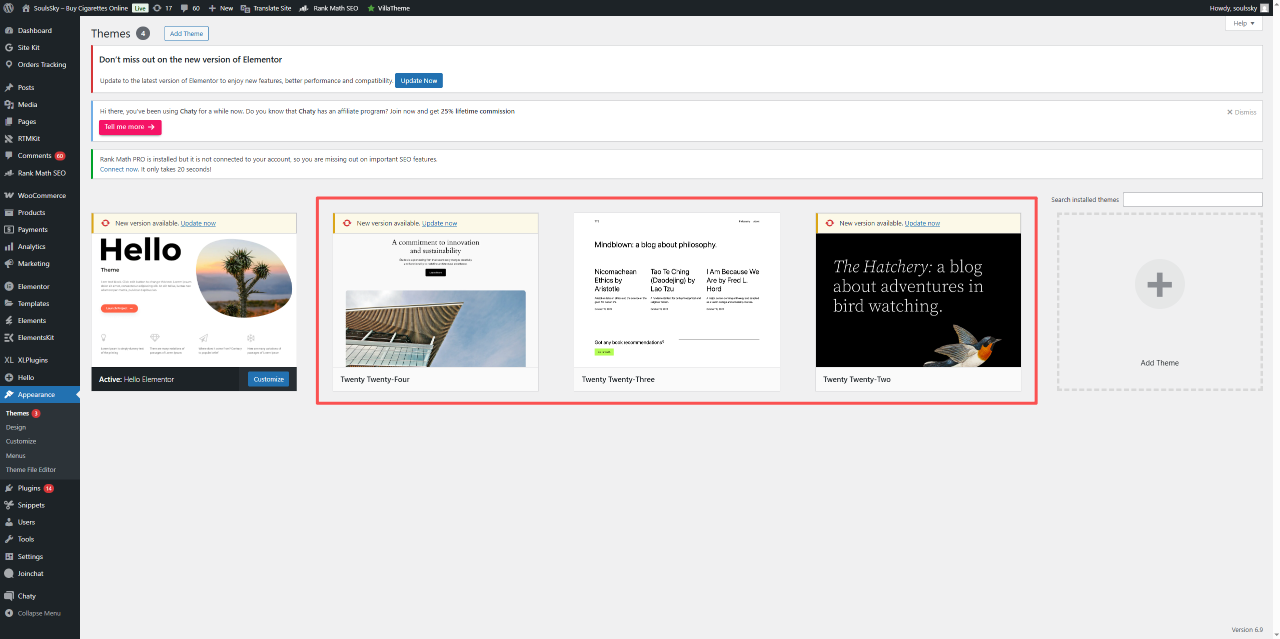 Imagen [4] - ¿Falta la sección de comentarios en el backend del sitio WordPress? Solución de problemas y resolución tras la actualización.
