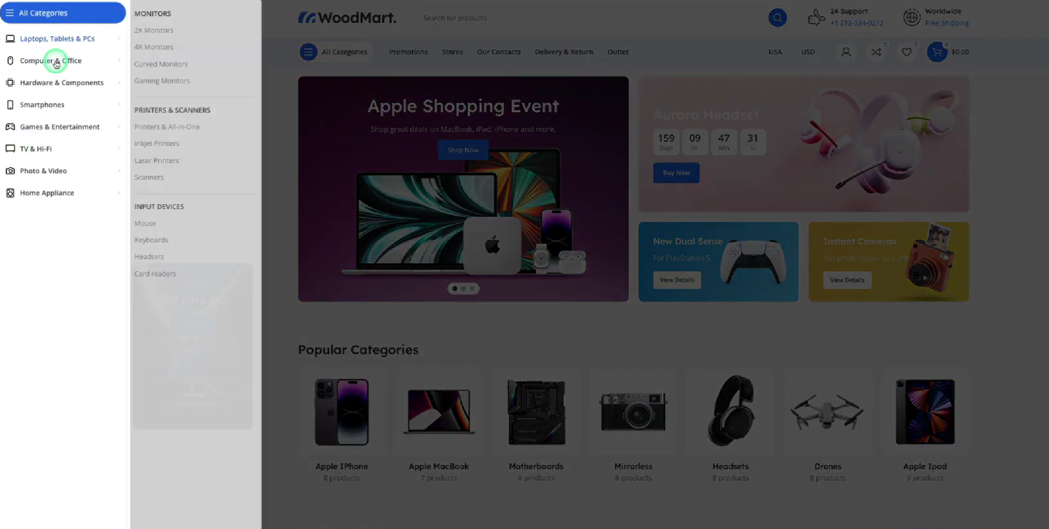 Imagen [2] - Cómo configurar la navegación fija en el tema Woodmart: mejora de la usabilidad del sitio web y la experiencia del usuario.