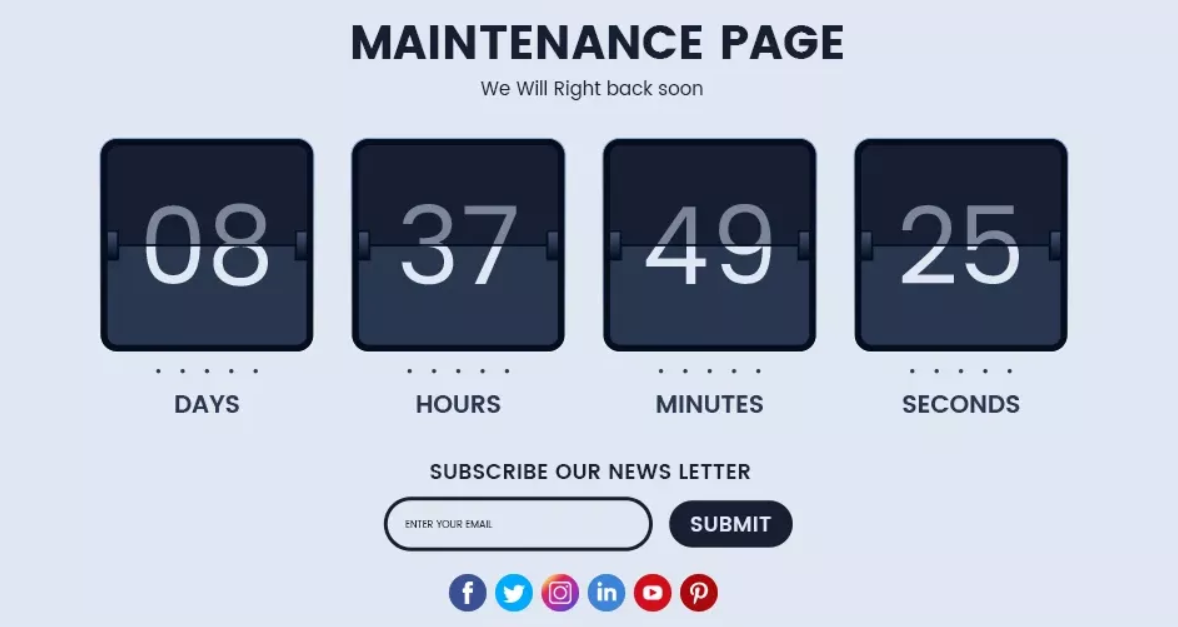 Fichiers HTML entièrement statiques