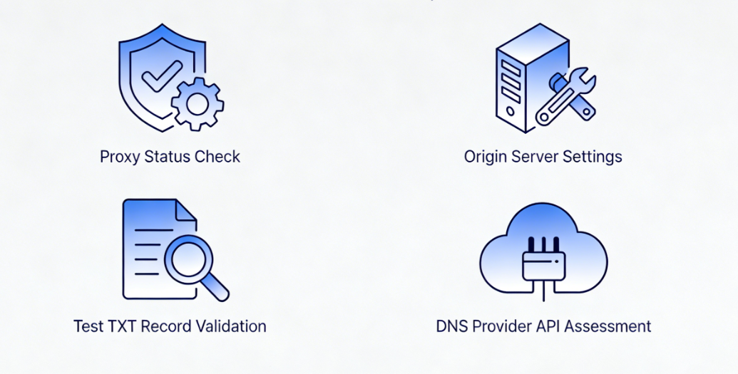 error de DNS de origen
