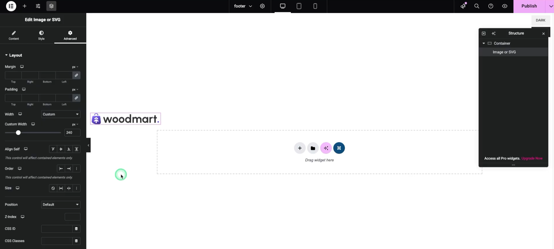 Image[3] - Bloc HTML Woodmart : guide complet pour créer un pied de page personnalisé