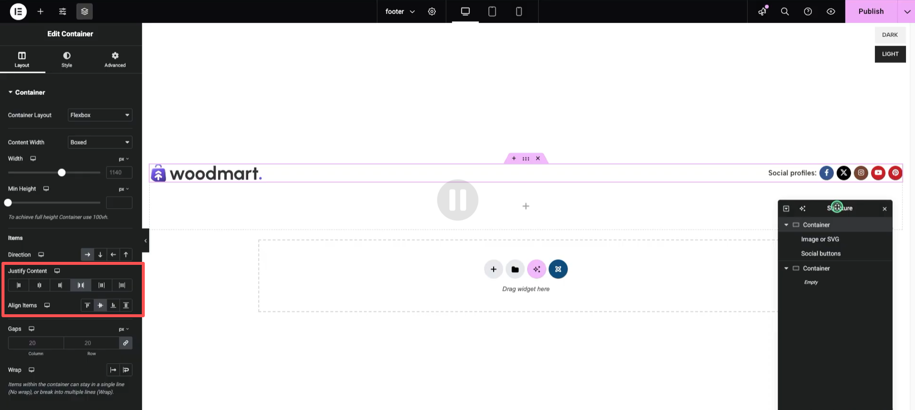 Image [5] - Bloc HTML Woodmart : guide complet pour créer un pied de page personnalisé