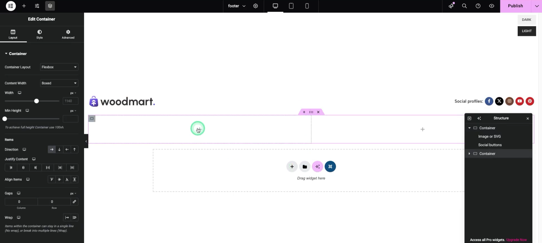 Image[7] - Bloc HTML Woodmart : guide complet pour créer un pied de page personnalisé