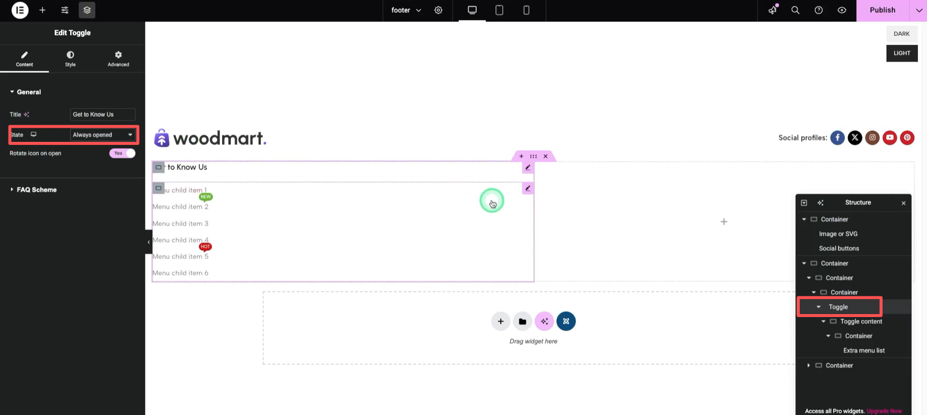 Image[9] - Bloc HTML Woodmart : guide complet pour créer un pied de page personnalisé