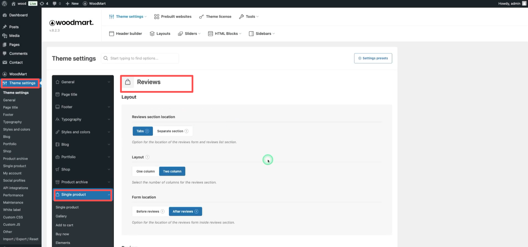 画像[2] - Woodmartテーマでコメント設定をカスタマイズし、インタラクティブ性を高める方法