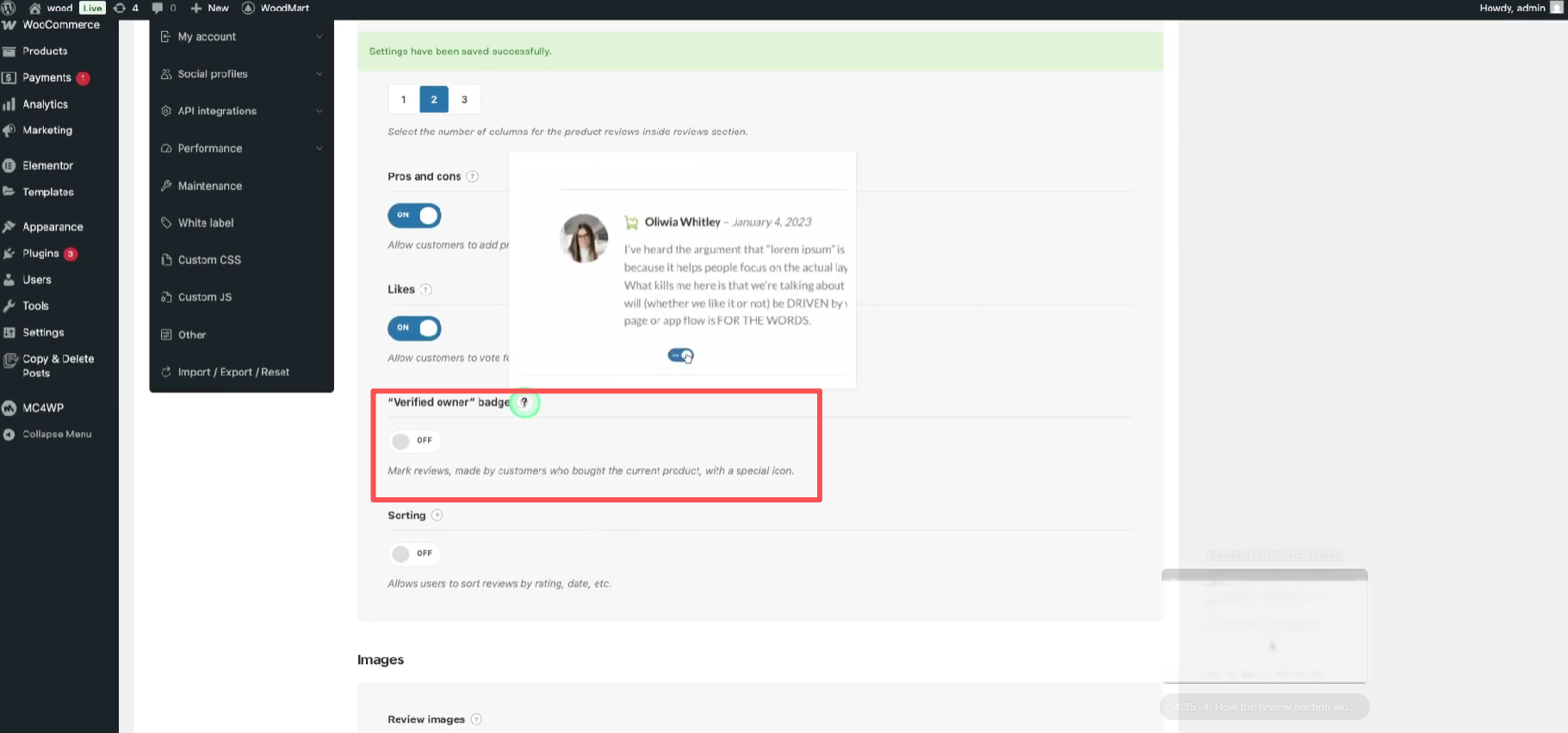 画像[11] - Woodmartテーマでコメント設定をカスタマイズし、インタラクティブ性を高める方法