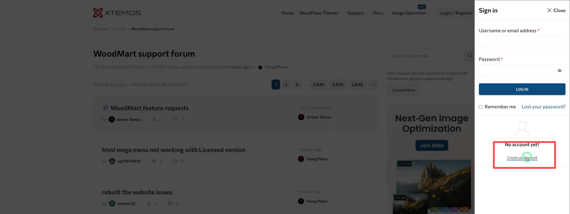 画像[2]-Woodmart フォーラム登録と投稿ガイド：完全なプロセスと機能解説