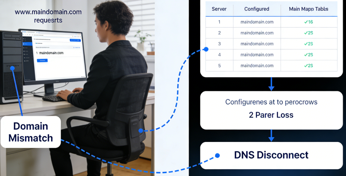 Conflit d'enregistrement DNS