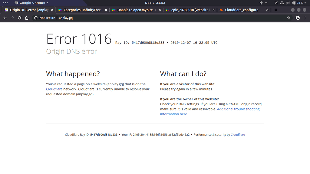 Les appareils mobiles ne peuvent pas y accéder, mais les ordinateurs fonctionnent correctement ? La cause cachée derrière Cloudflare 1016
