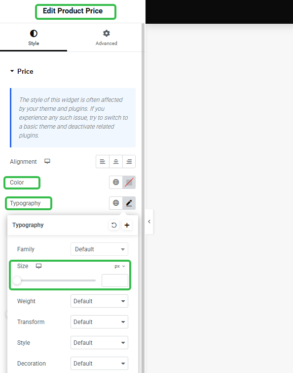 Image [5] - Directives de mise en page de la fiche produit Loop Grid : prix, évaluation et flash promotionnel - tout en un