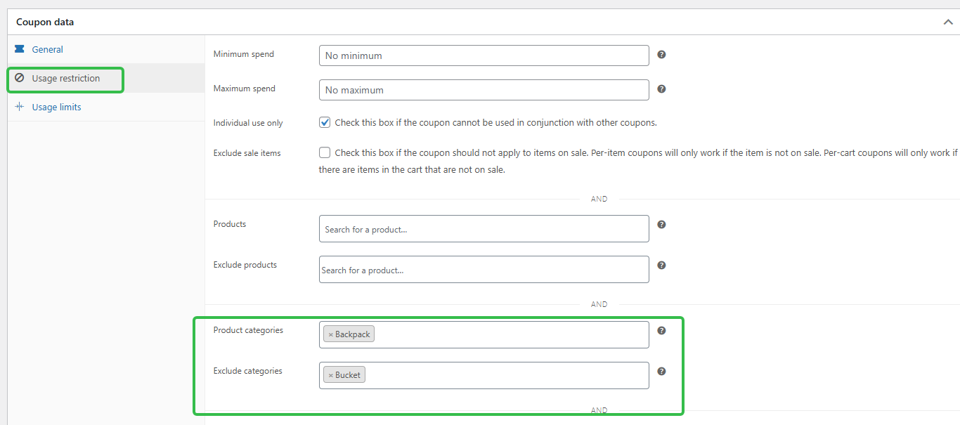 Imagen [6] - Prevención del uso indebido de cupones: técnicas de configuración y gestión de cupones en WordPress.
