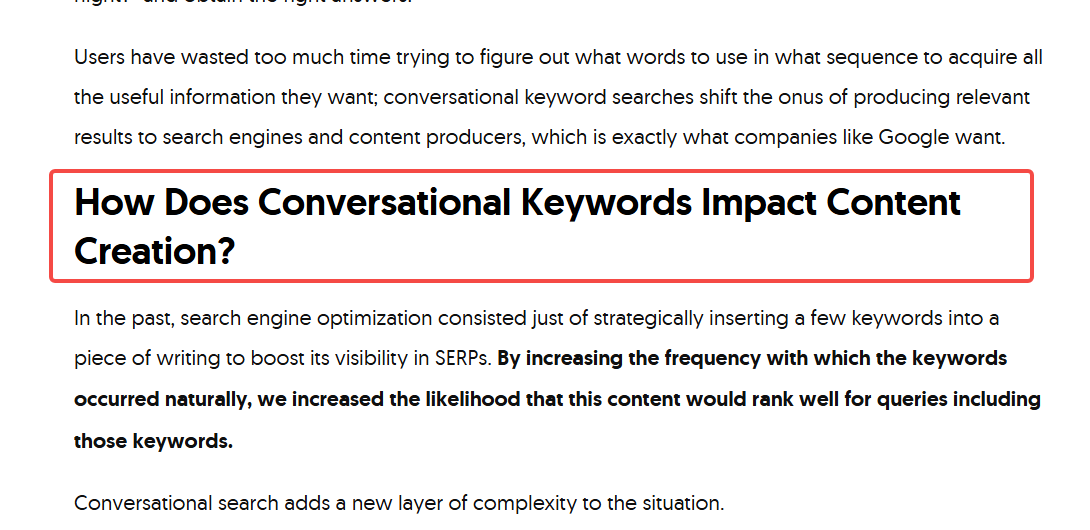 Utiliza palabras interrogativas como subtítulos.