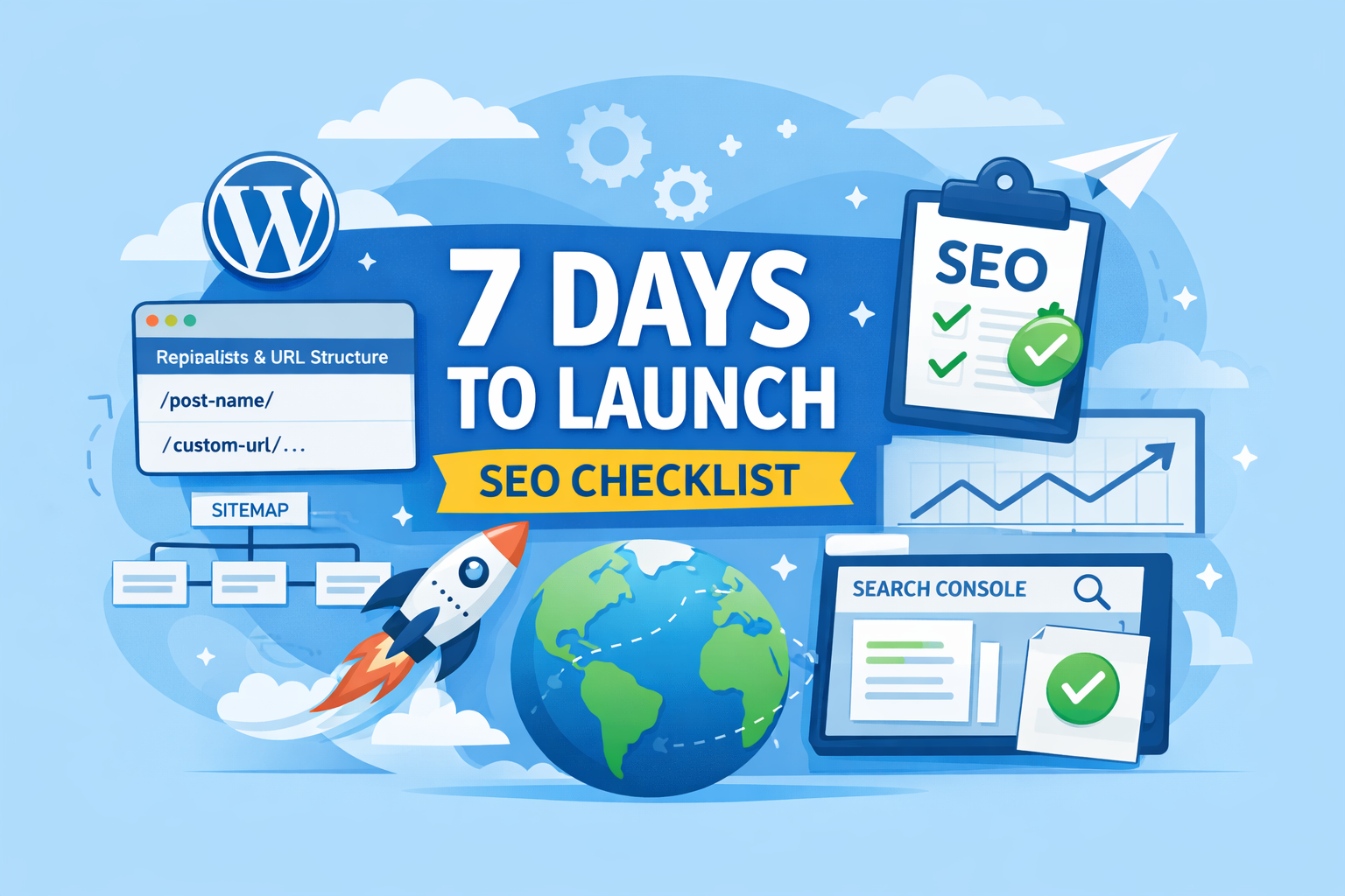 新站 WordPress SEO：上线前 7 天必须做的 20 件事-光子波动网 | 专业WordPress修复服务，全球范围，快速响应