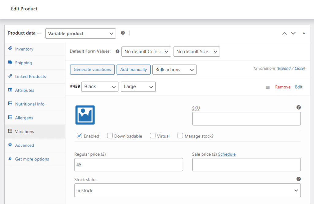 Imagen [4] - Cómo simplificar la gestión de variantes complejas de productos con el plugin WordPress Product Multi-Specification