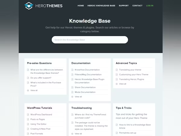 7 errores heroicos en la configuración de la base de conocimientos que suelen cometer los novatos - Photon Flux | Servicio profesional de reparación de WordPress, alcance global, respuesta rápida