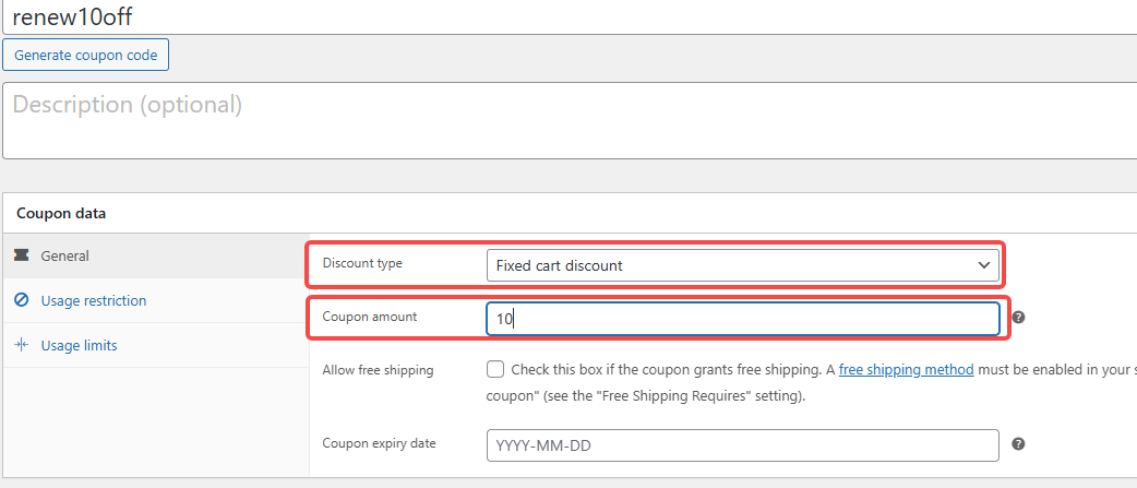 画像[3] - WooCommerce更新クーポンを設定するには？月、四半期、年ごとに異なる割引を提供します。