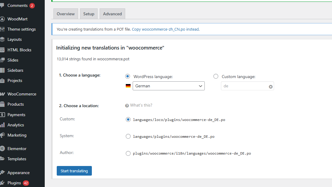 Image [6] - Comment traduire rapidement des thèmes et des plugins WordPress avec Loco Translate PRO ?