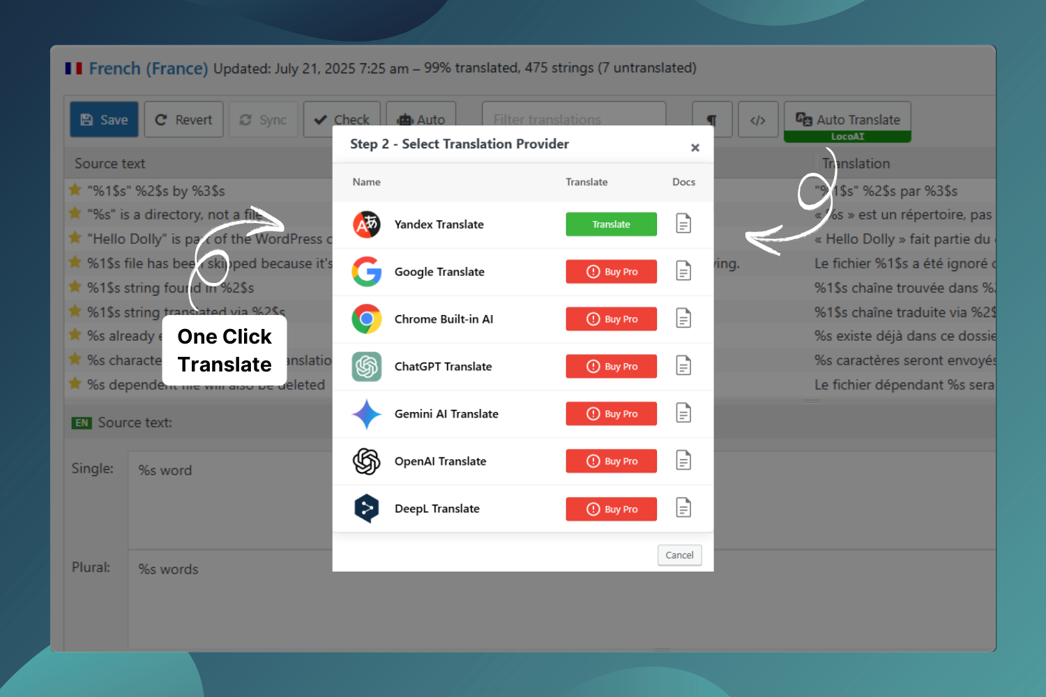 Image [2] - Loco Translate PRO Plugin : Un guide complet pour importer et exporter des fichiers de traduction