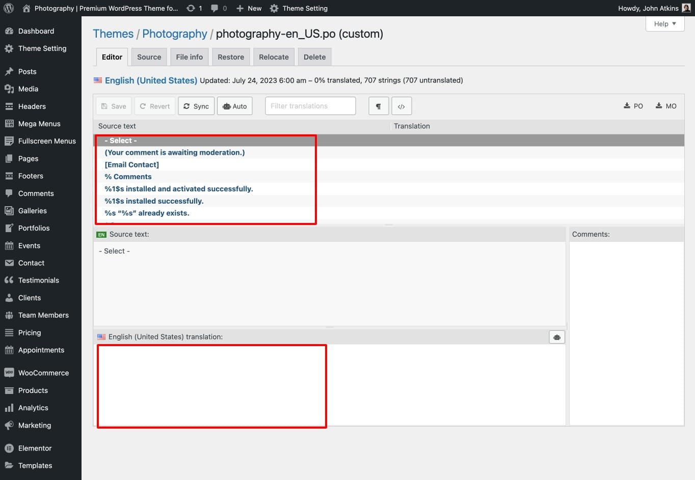 画像 [5] - Loco Translate PROの翻訳インターフェースをカスタマイズするには？