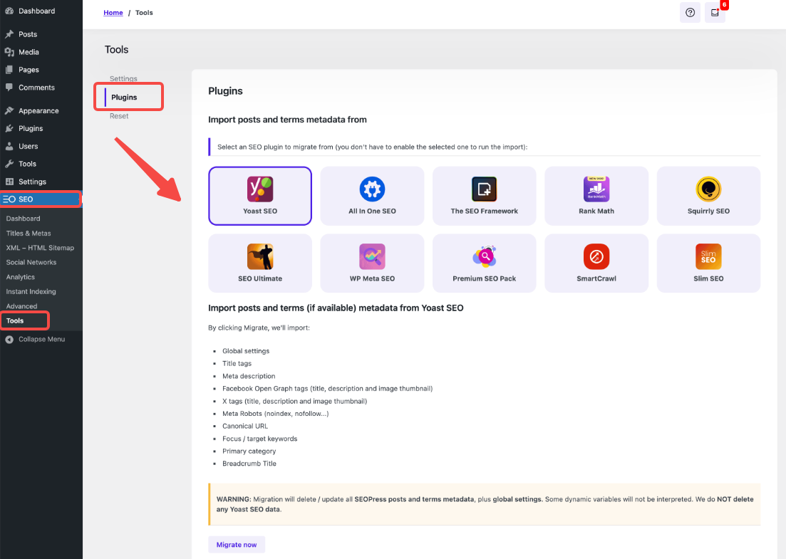 图片[6]-Yoast换SEOPress会掉排名？迁移避坑清单