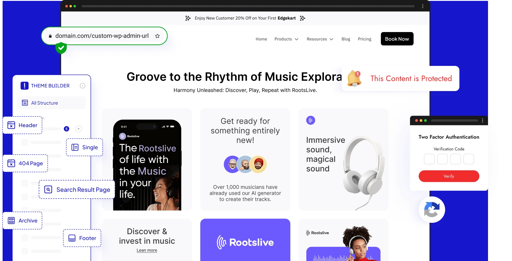nexter blocks 适合页脚/侧边栏/全站组件