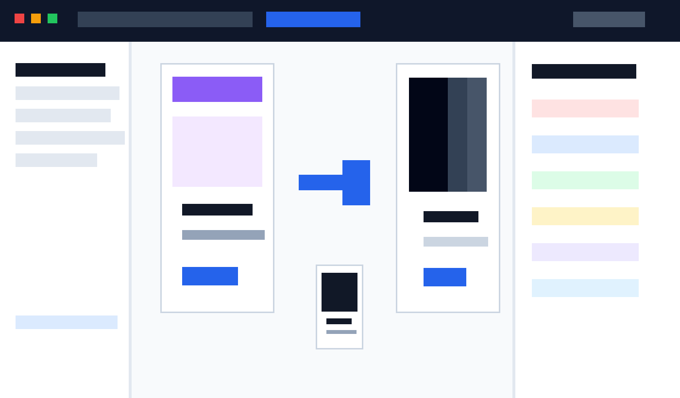 figma to elementor 与 elementor background overlay 移动端可读性检查示意图